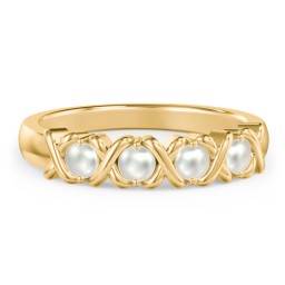 Hugs & Kisses XOXO Ring with 2-5 Stones