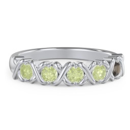 Hugs & Kisses XOXO Ring with 2-5 Stones