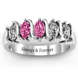 2-5 Oval Stones Ring