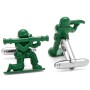 Green Army Men Cufflinks