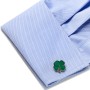 Green Clover Cufflinks