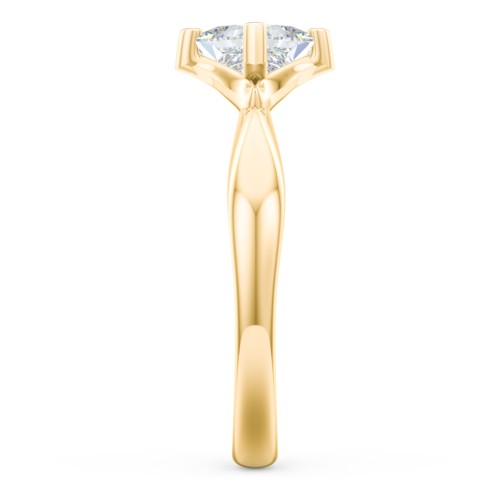 Classic Diamond Solitaire with 4 Prong Setting