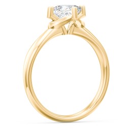 Classic Diamond Solitaire with 4 Prong Setting in 10K Solid Yellow Gold