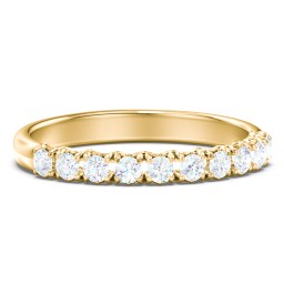 Classic Diamond Wedding Band in 10K Solid Yellow Gold