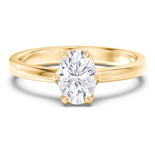 Classic 6-Prong Solitaire Diamond Engagement Ring – 10K Yellow Gold