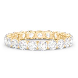 Classic Shared Prong Eternity Wedding Band - 2 ct. tw. in 10K Solid Yellow Gold
