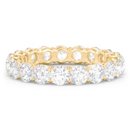 Classic Shared Prong Eternity Wedding Band - 3 ct. tw. in 10K Solid Yellow Gold