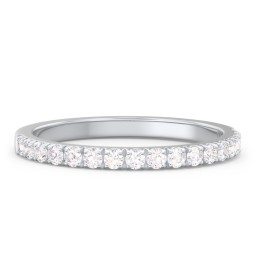 Micro Pavé Half Eternity Wedding Band - 1/3 ct. tw.