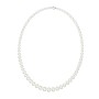 Graduated Freshwater Pearl Necklace With Sterling Silver Clasp