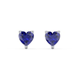 Heart Stud Earrings in 925 Sterling Silver