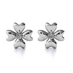 Four Heart Clover Earrings