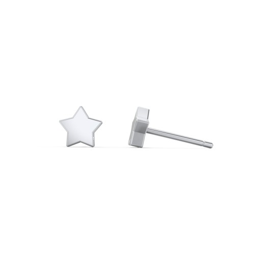 Star Shaped Stud Earrings