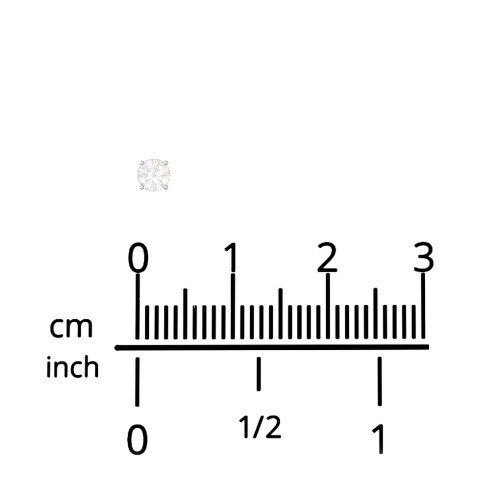 4 Prong Classic Diamond Single Stud - 0.15 ct. tw.