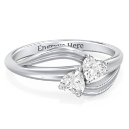 A "Couple" of Hearts Ring