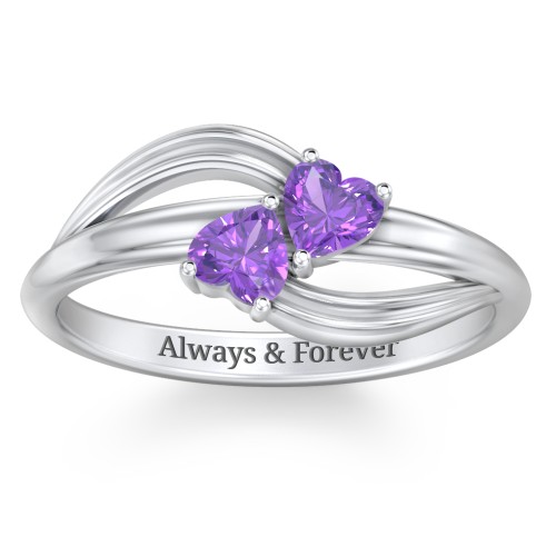 A "Couple" of Hearts Ring