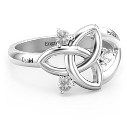 Siobhán Celtic Knot Ring