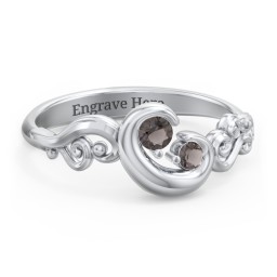 "Cradle of Love" Ring in 925 Sterling Silver