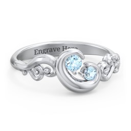 "Cradle of Love" Ring in 925 Sterling Silver