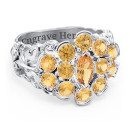 Bunches of Love Ring in 925 Sterling Silver