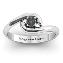 Embrace Ring in 925 Sterling Silver