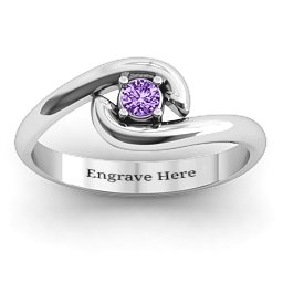 Embrace Ring in 925 Sterling Silver