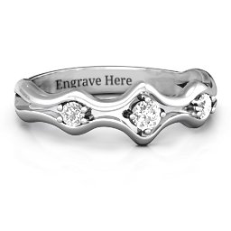 Wavy Trio Ring