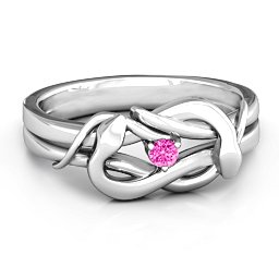 Snake Lover's Knot Ring