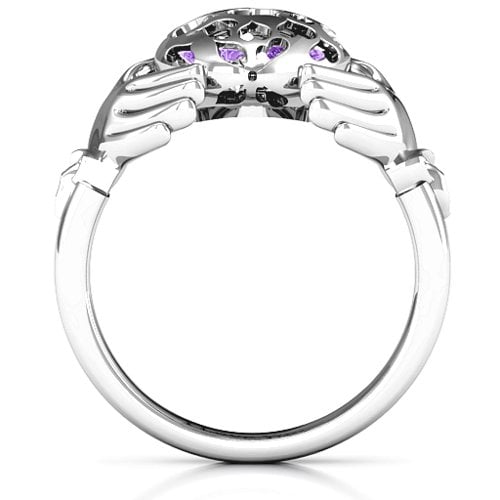 Caged Hearts Claddagh Ring