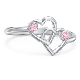 Linked in Love Ring