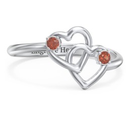 Linked in Love Ring