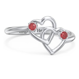 Linked in Love Ring