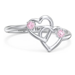 Linked in Love Ring