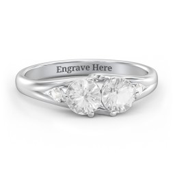 Darling Duo Double Gemstone Ring