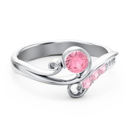 Family Flair Ring With 2-6 Birthstones