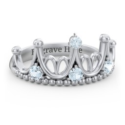 Like A Dream Tiara Ring in 925 Sterling Silver