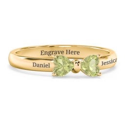 Adorable Bow Ring in 18K Gold Plated Silver