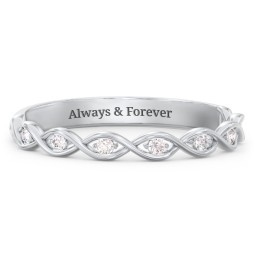 Dreaming Of You Accent Band in 925 Sterling Silver