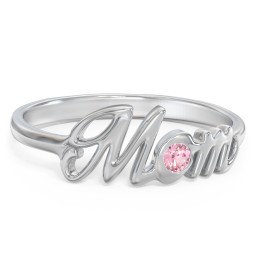 All About Mom Birthstone Ring