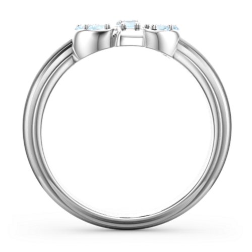 Chic In Cactus Ring – Sterling Silver with Blue Topaz
