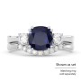 3 Stone Cushion Cut Duchess Ring