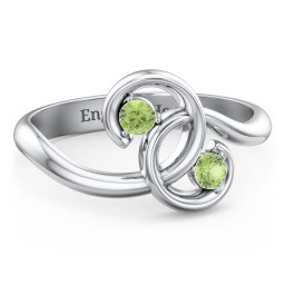 The Pinky Promise Ring in 925 Sterling Silver with Peridot