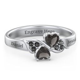 Heart of Hearts with Accent Stones Ring