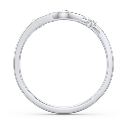 Hearts Entwined Pinky Promise Ring