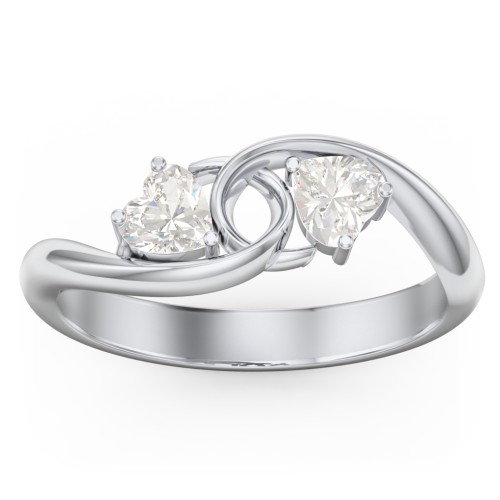 Two of Hearts Pinky Promise Ring