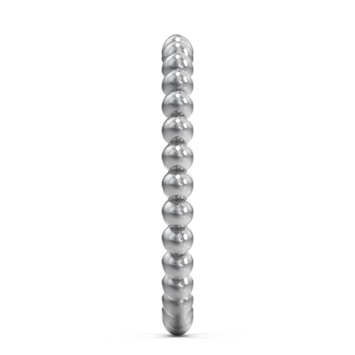 Stackable Beaded Ball Ring – Sterling Silver