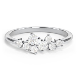 8-Stone Cluster Ring