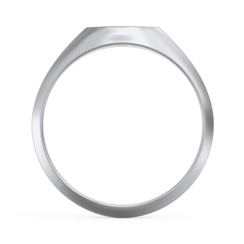 Women's Evil Eye Signet Ring with Accent Stone
