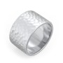 Women’s Cigar Band with Hammer Texture