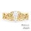 Celtic Gemstone Contour Wedding Band