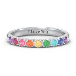 Rainbow Stackable Ring - 2.5mm